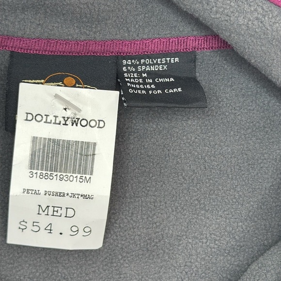DOLLYWOOD Prairie Mountain Lightweight Jacket womens size medium M NWT purple - Picture 3 of 7